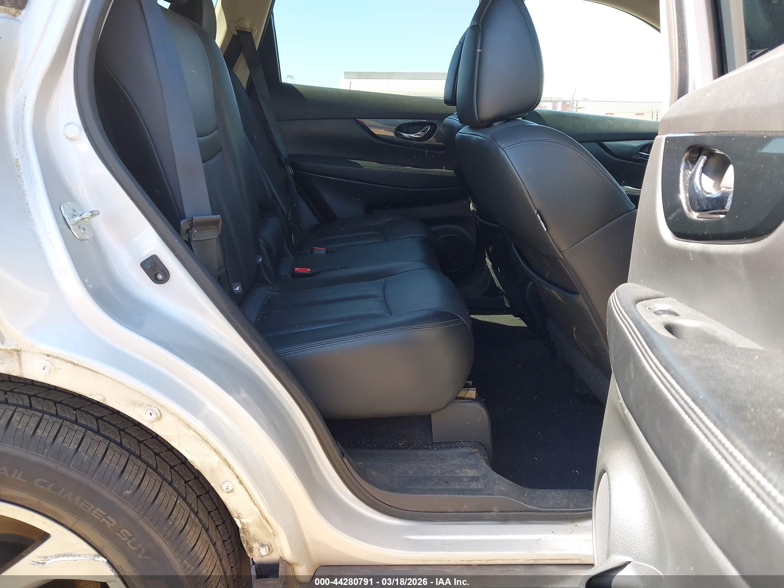 2015 Nissan Rogue Sl Gray vin: 5N1AT2MT2FC906701