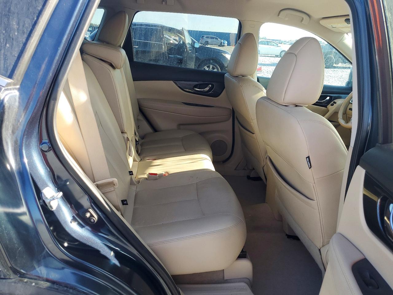 2015 Nissan Rogue Sl Black vin: 5N1AT2MT2FC915639