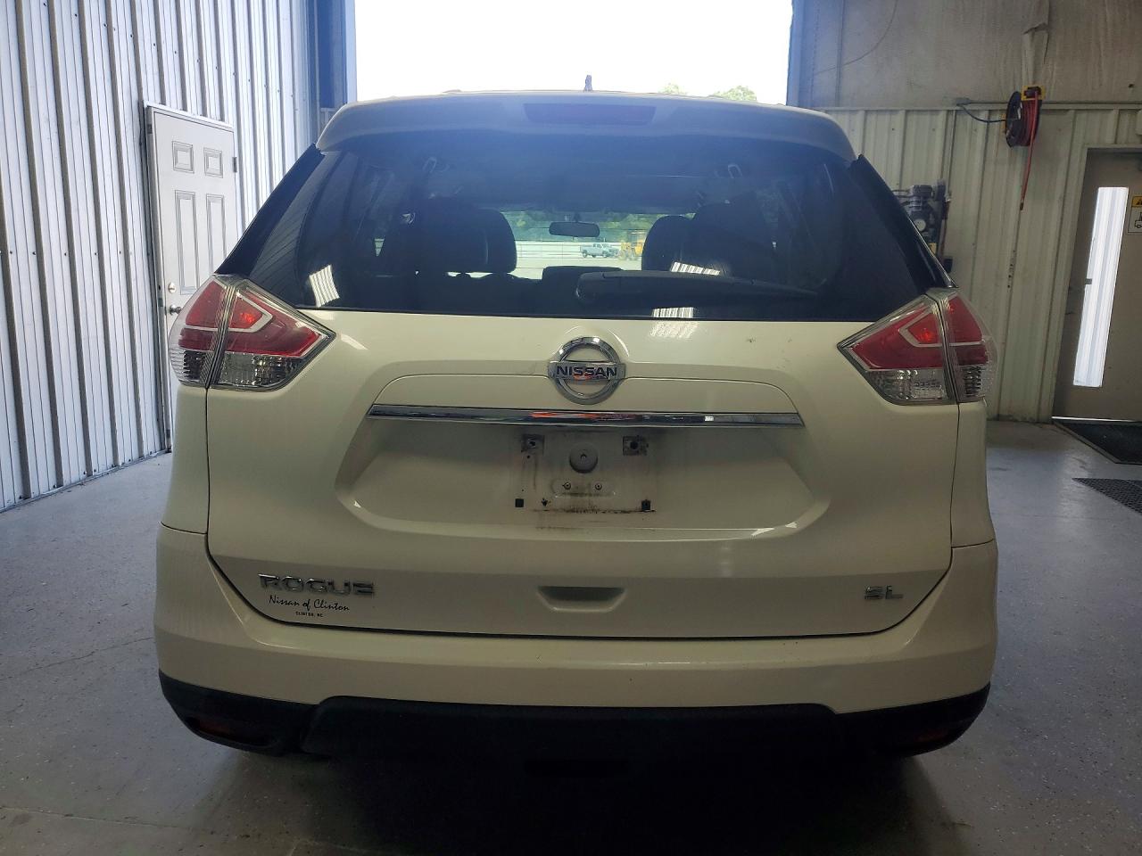 2016 Nissan Rogue Sl White vin: 5N1AT2MT2GC736714