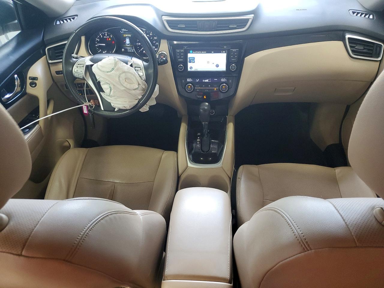 2016 Nissan Rogue Sl White vin: 5N1AT2MT2GC736714