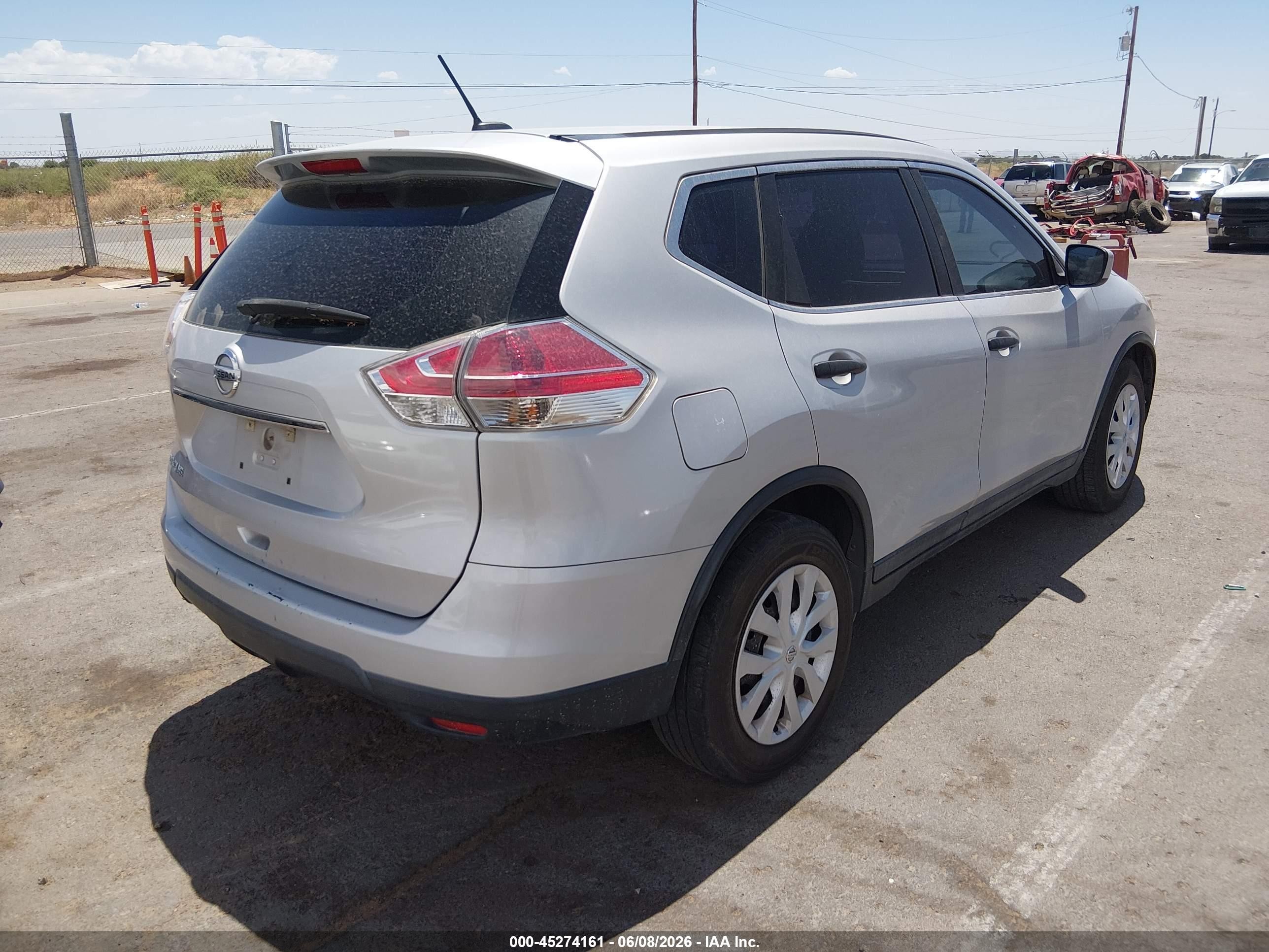 2016 Nissan Rogue S/sl/sv Silver vin: 5N1AT2MT2GC810584