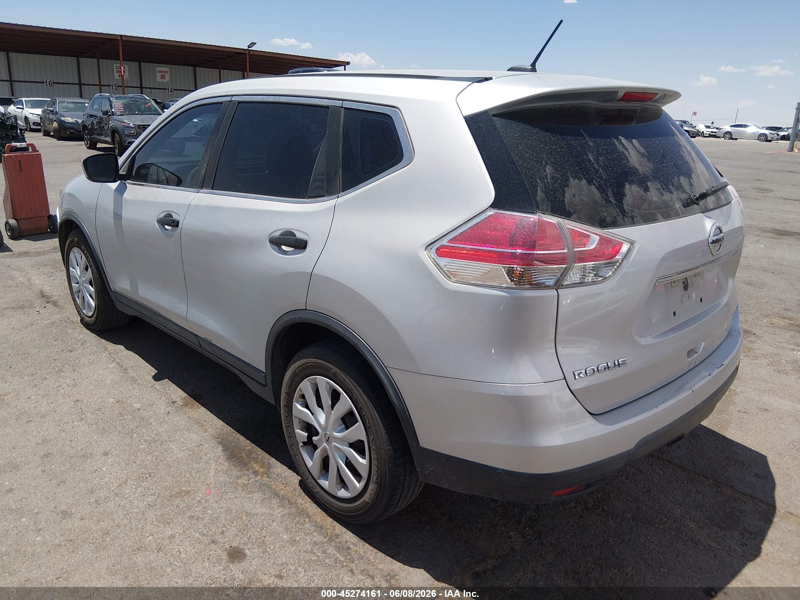 2016 Nissan Rogue S/sl/sv Silver vin: 5N1AT2MT2GC810584