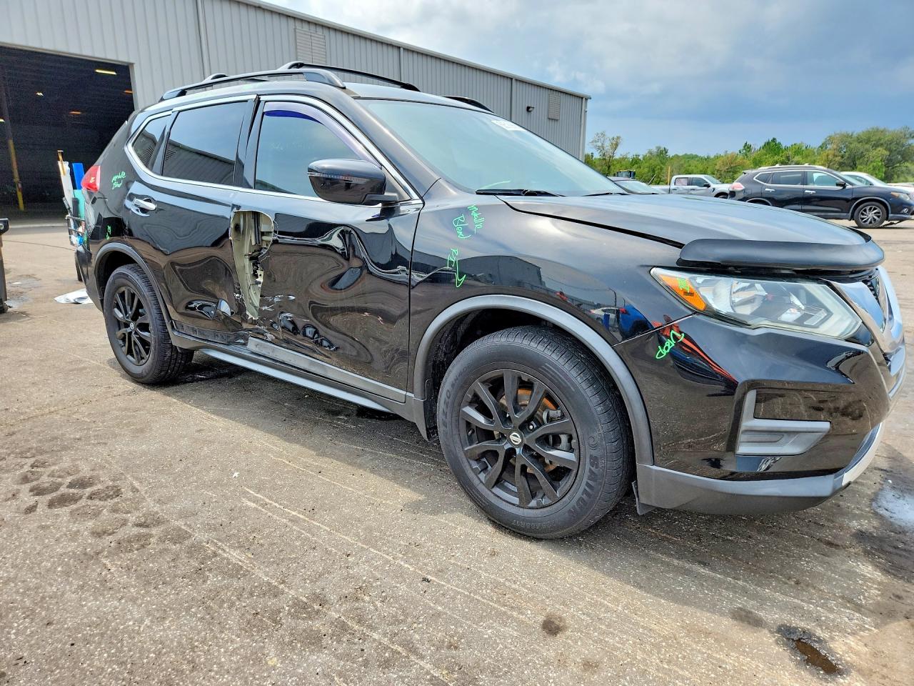 2017 Nissan Rogue Sv Black vin: 5N1AT2MT2HC830772