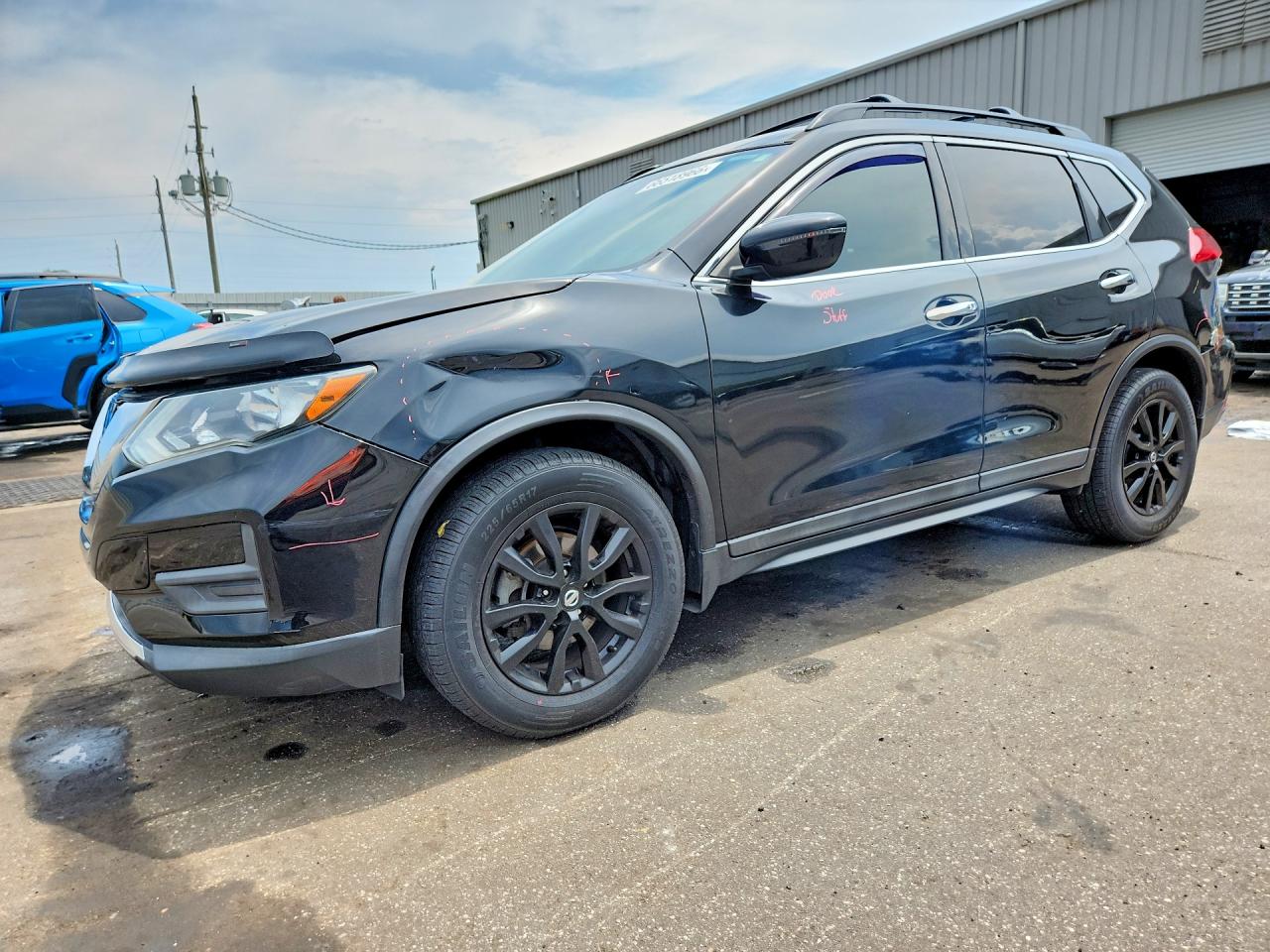 2017 Nissan Rogue Sv Black vin: 5N1AT2MT2HC830772