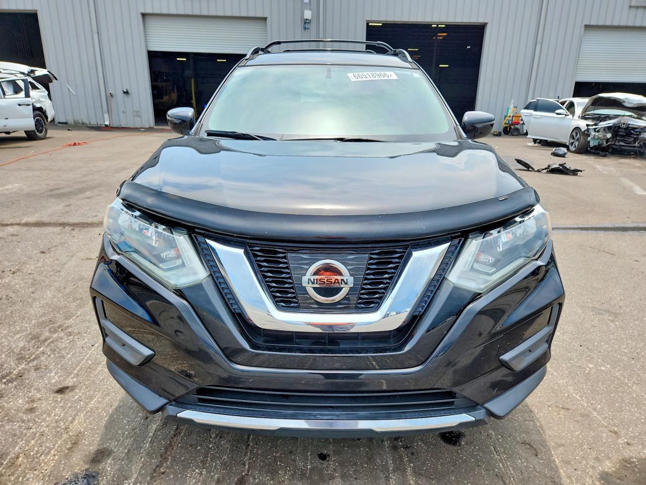 2017 Nissan Rogue Sv Black vin: 5N1AT2MT2HC830772