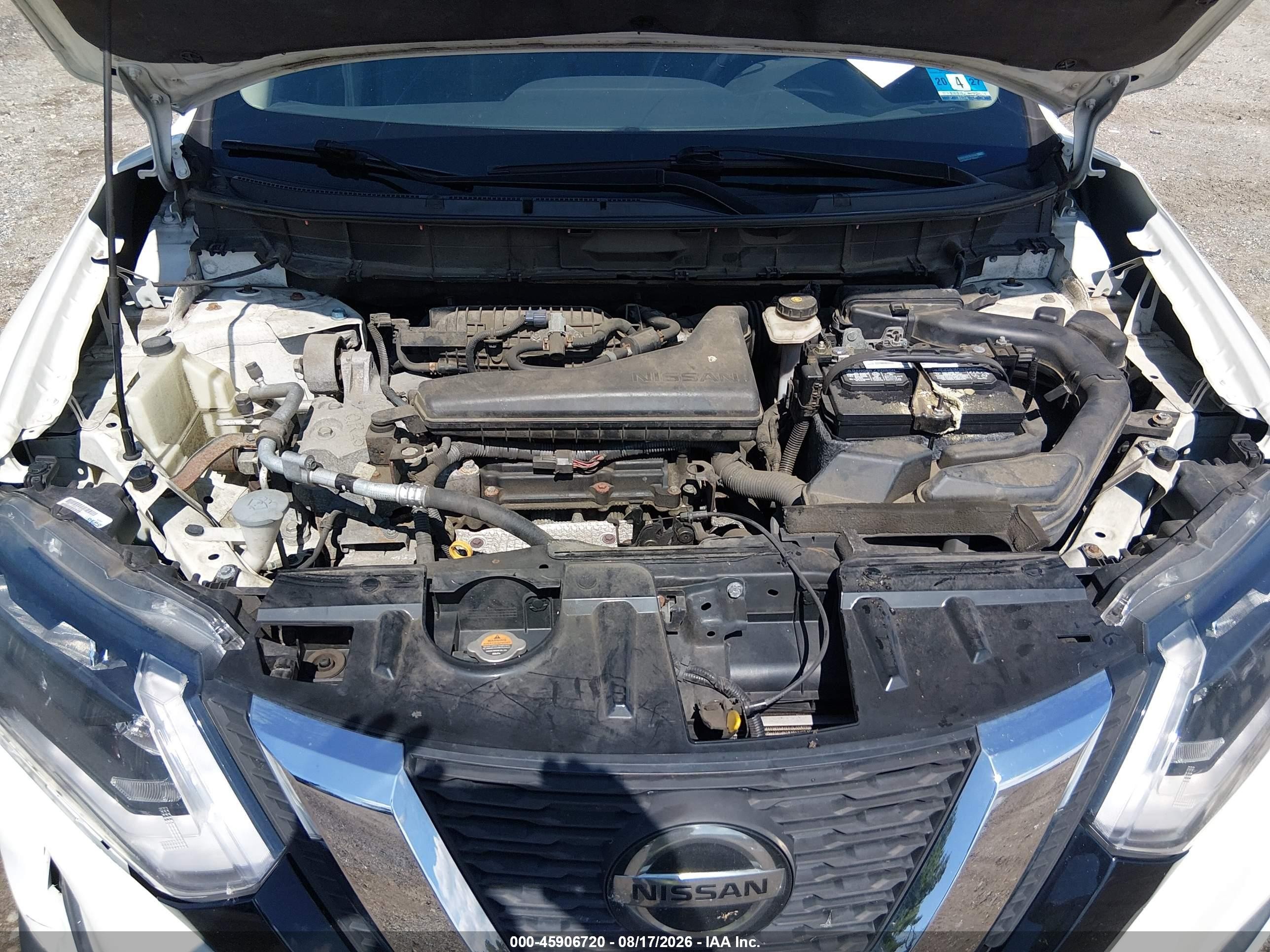 2018 Nissan Rogue Sv White vin: 5N1AT2MT2JC788447