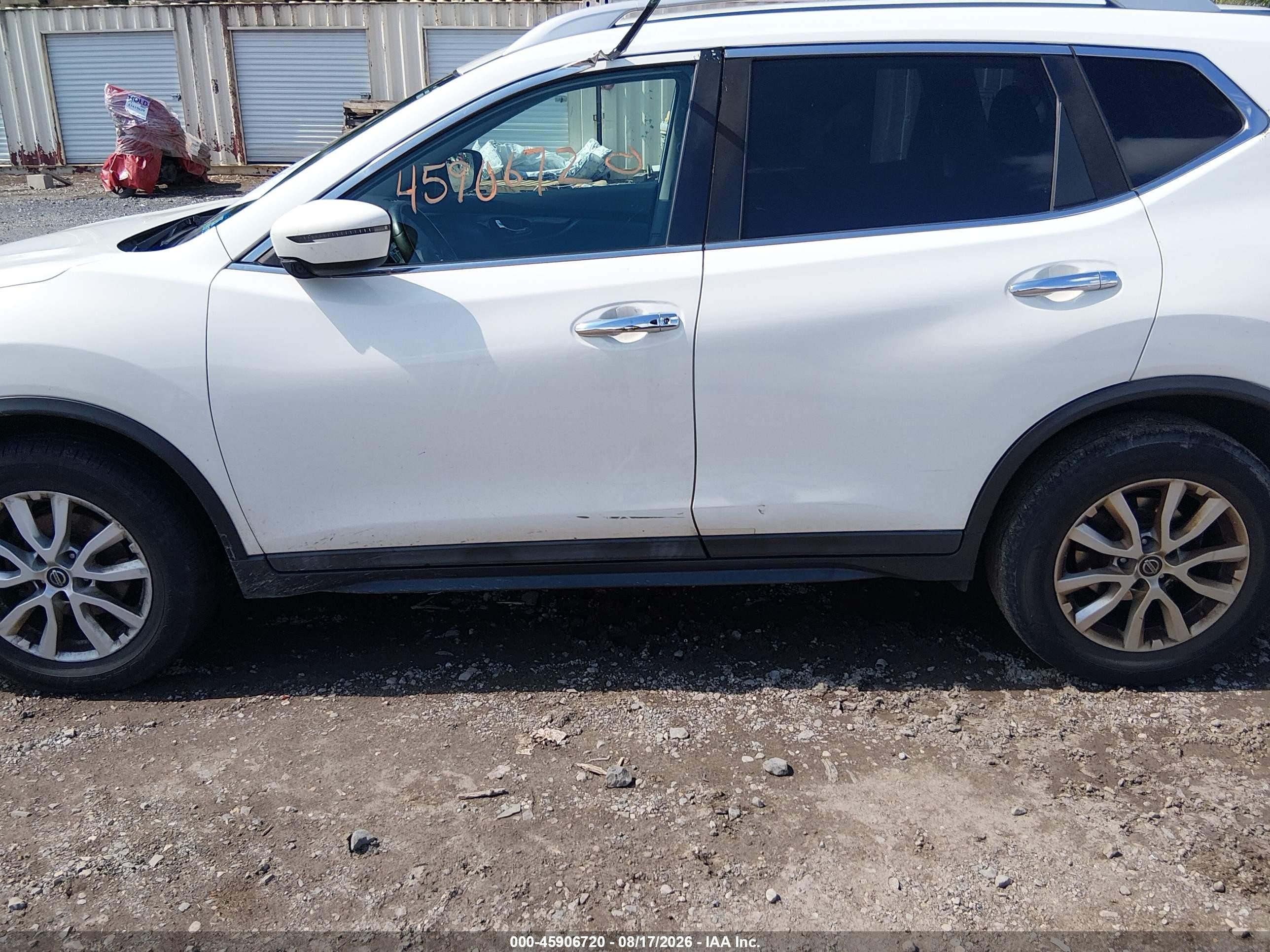2018 Nissan Rogue Sv White vin: 5N1AT2MT2JC788447