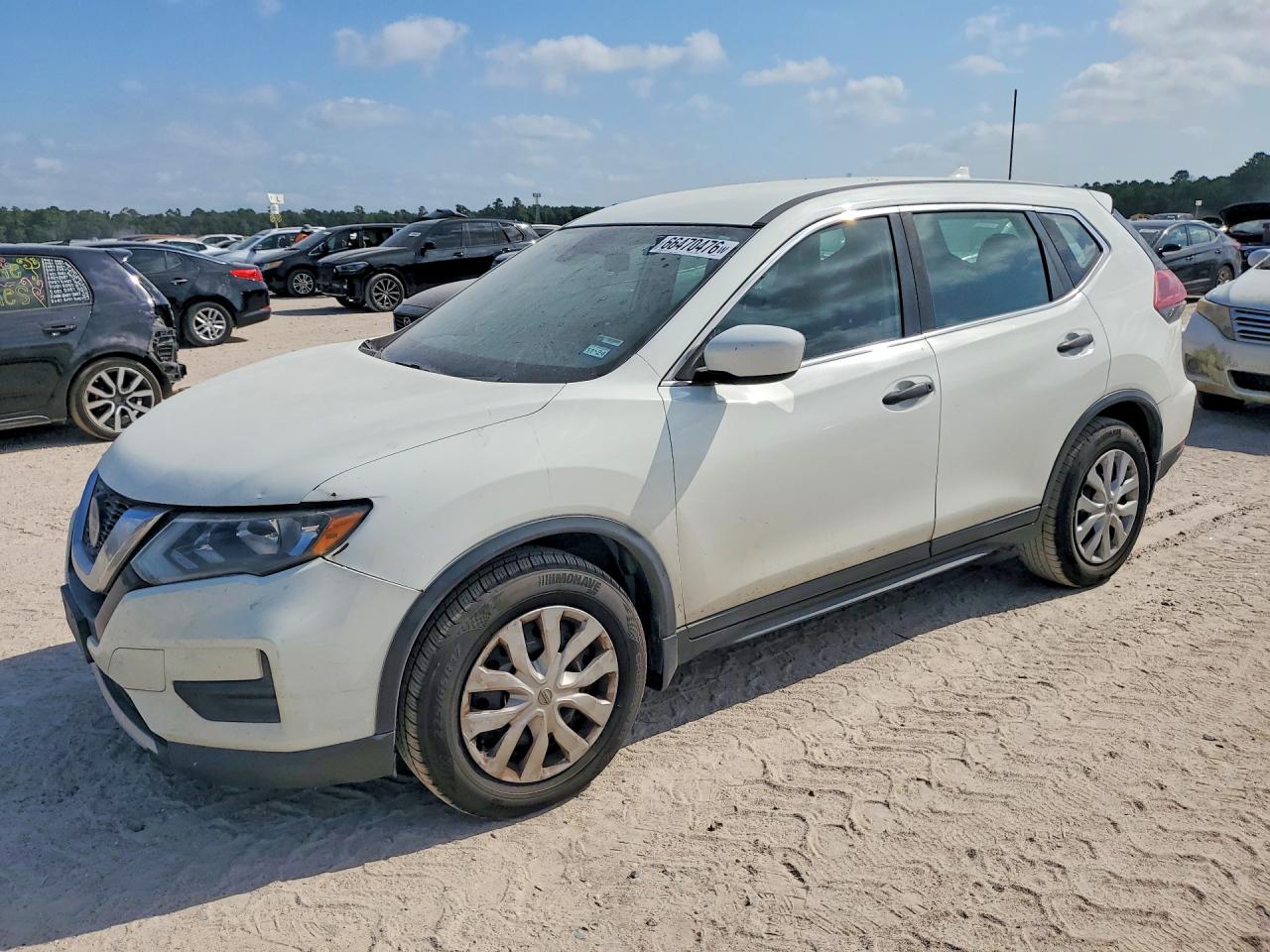 2020 Nissan Rogue S White vin: 5N1AT2MT2LC806108