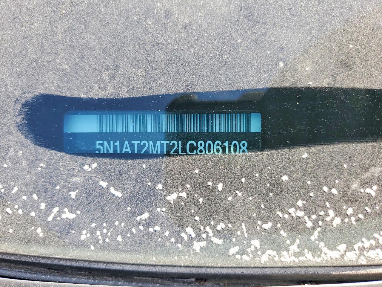 2020 Nissan Rogue S White vin: 5N1AT2MT2LC806108