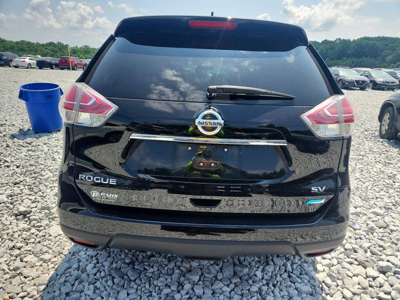 2014 Nissan Rogue Sv Black vin: 5N1AT2MT3EC763093
