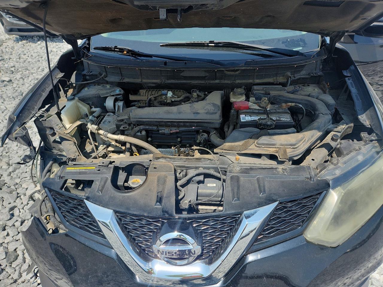 2014 Nissan Rogue Sv Black vin: 5N1AT2MT3EC763093