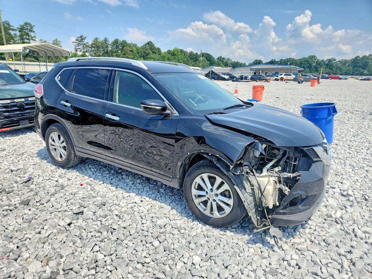 2014 Nissan Rogue Sv Black vin: 5N1AT2MT3EC763093