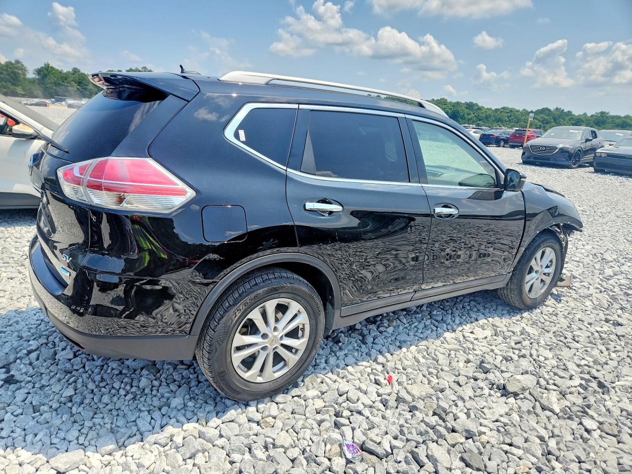 2014 Nissan Rogue Sv Black vin: 5N1AT2MT3EC763093