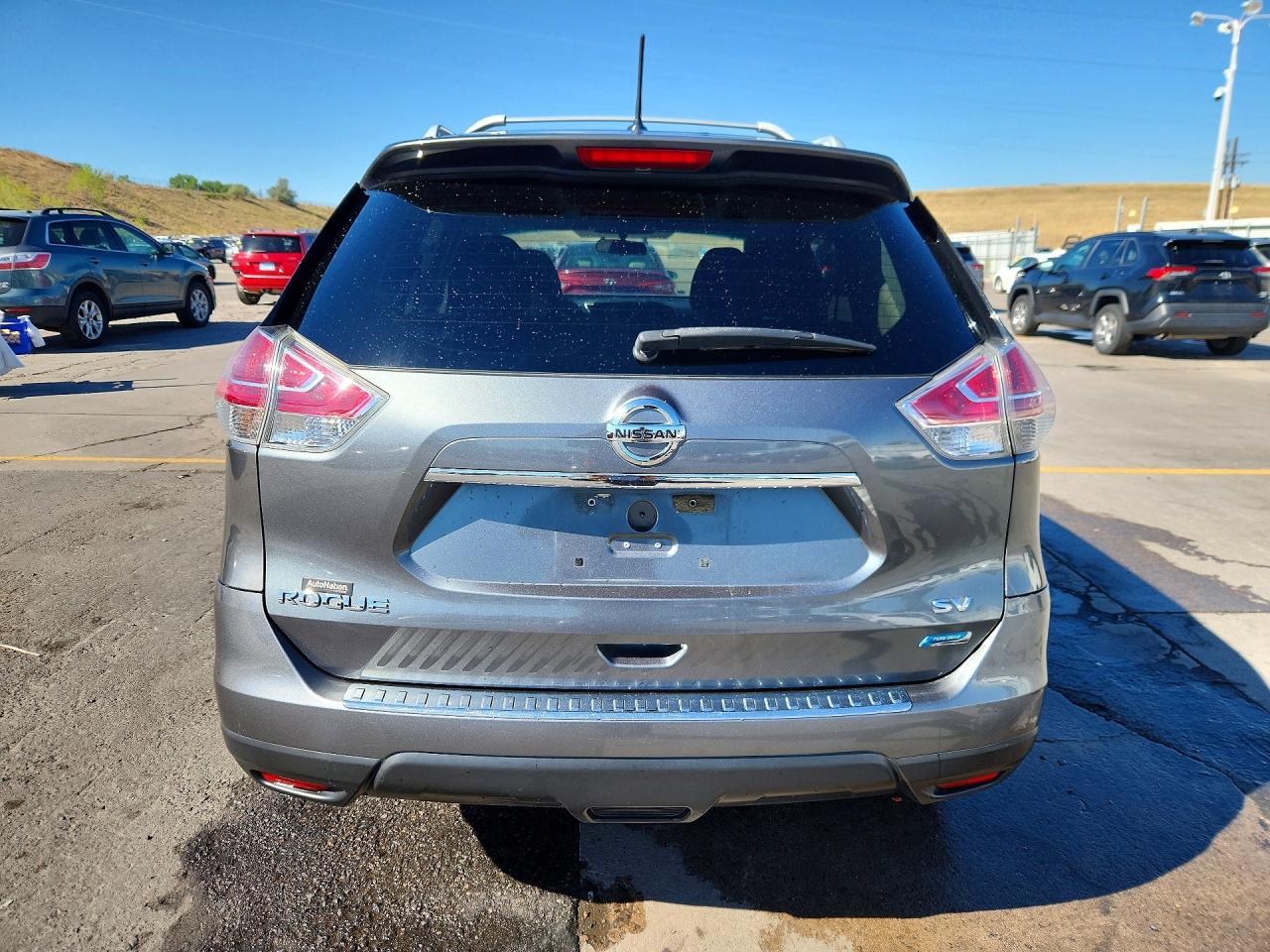 2014 Nissan Rogue S Gray vin: 5N1AT2MT3EC771288