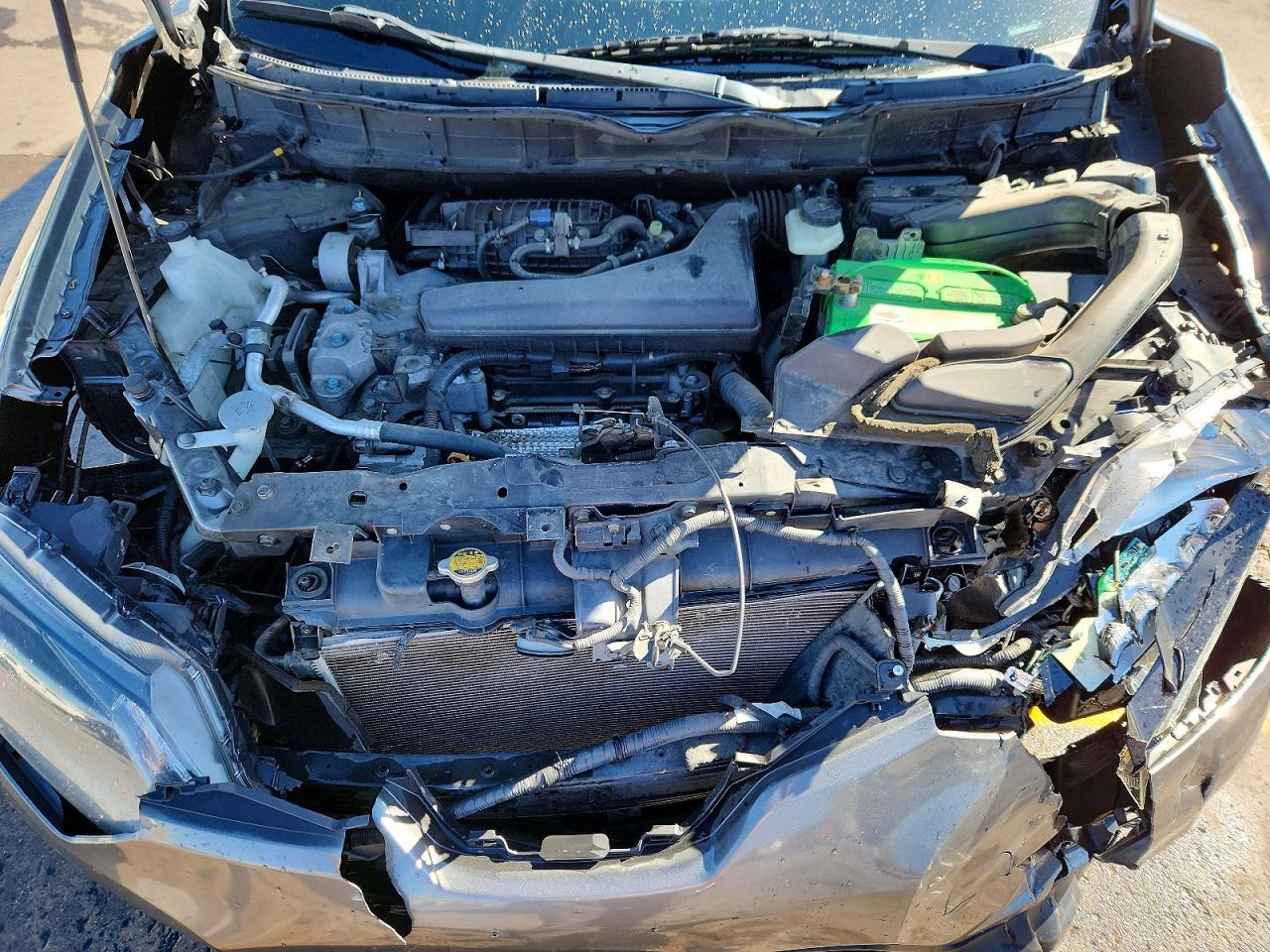 2014 Nissan Rogue S Gray vin: 5N1AT2MT3EC771288