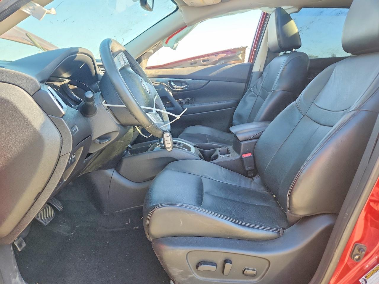 2014 Nissan Rogue Sl Red vin: 5N1AT2MT3EC775163
