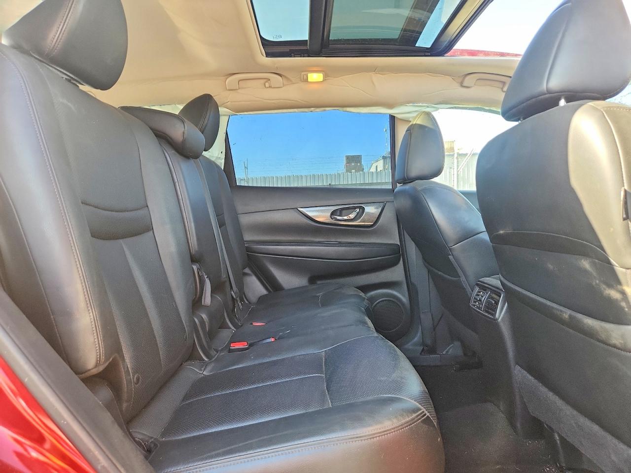 2014 Nissan Rogue Sl Red vin: 5N1AT2MT3EC775163