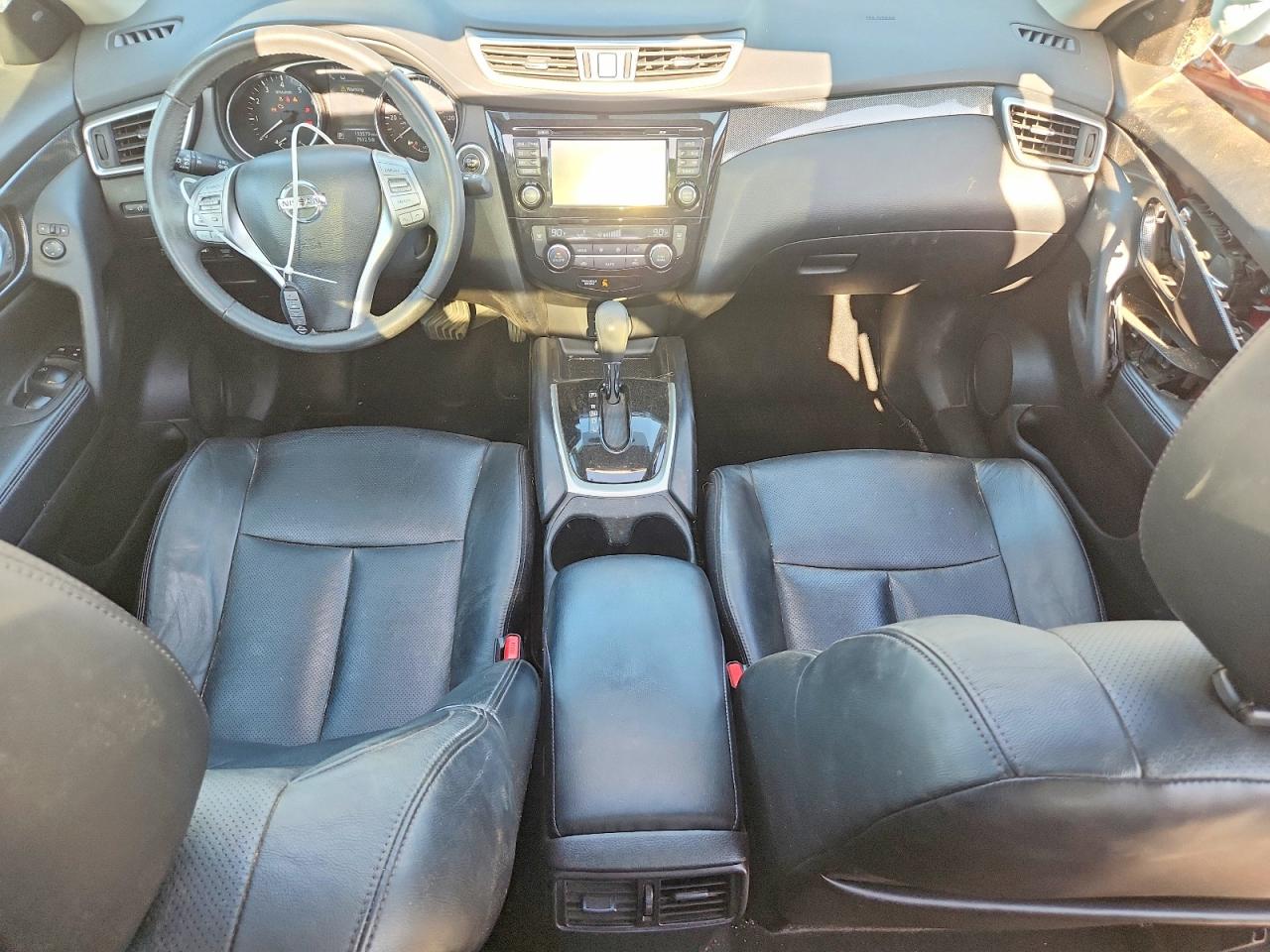 2014 Nissan Rogue Sl Red vin: 5N1AT2MT3EC775163