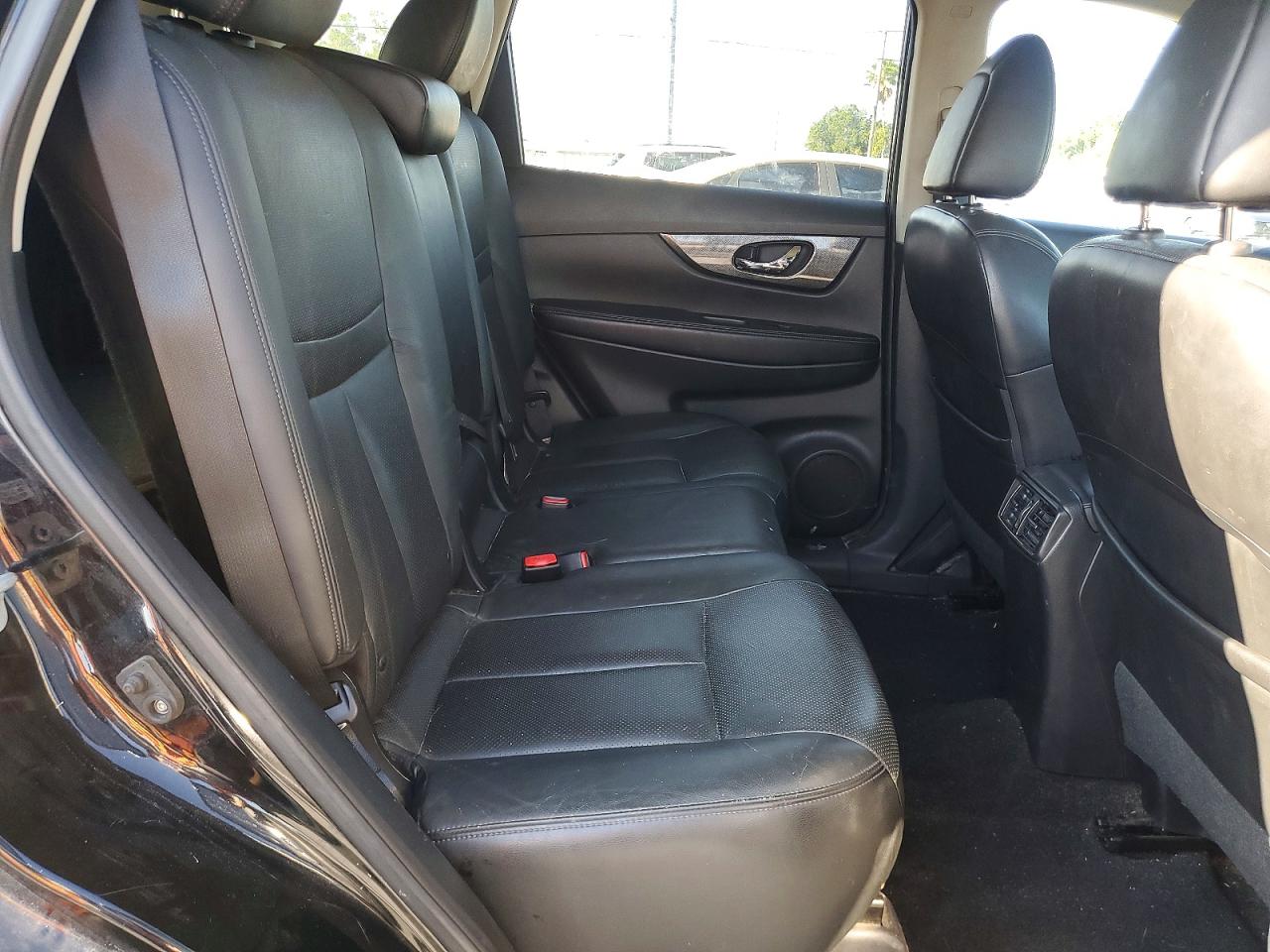 2014 Nissan Rogue Sl Black vin: 5N1AT2MT3EC777060