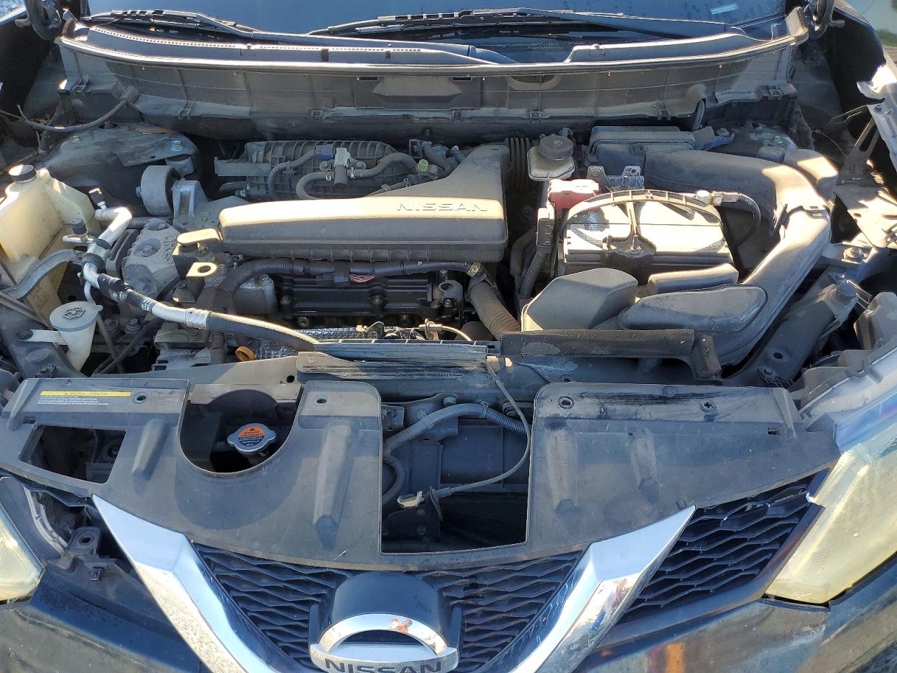 2014 Nissan Rogue Sl Black vin: 5N1AT2MT3EC777060
