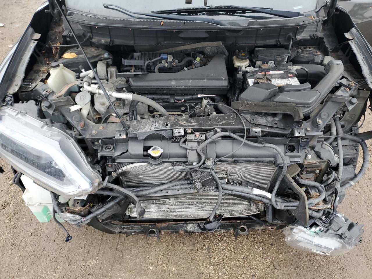 2014 Nissan Rogue S Green vin: 5N1AT2MT3EC788916