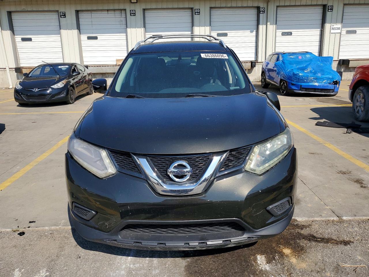 2014 Nissan Rogue Sl Black vin: 5N1AT2MT3EC788916