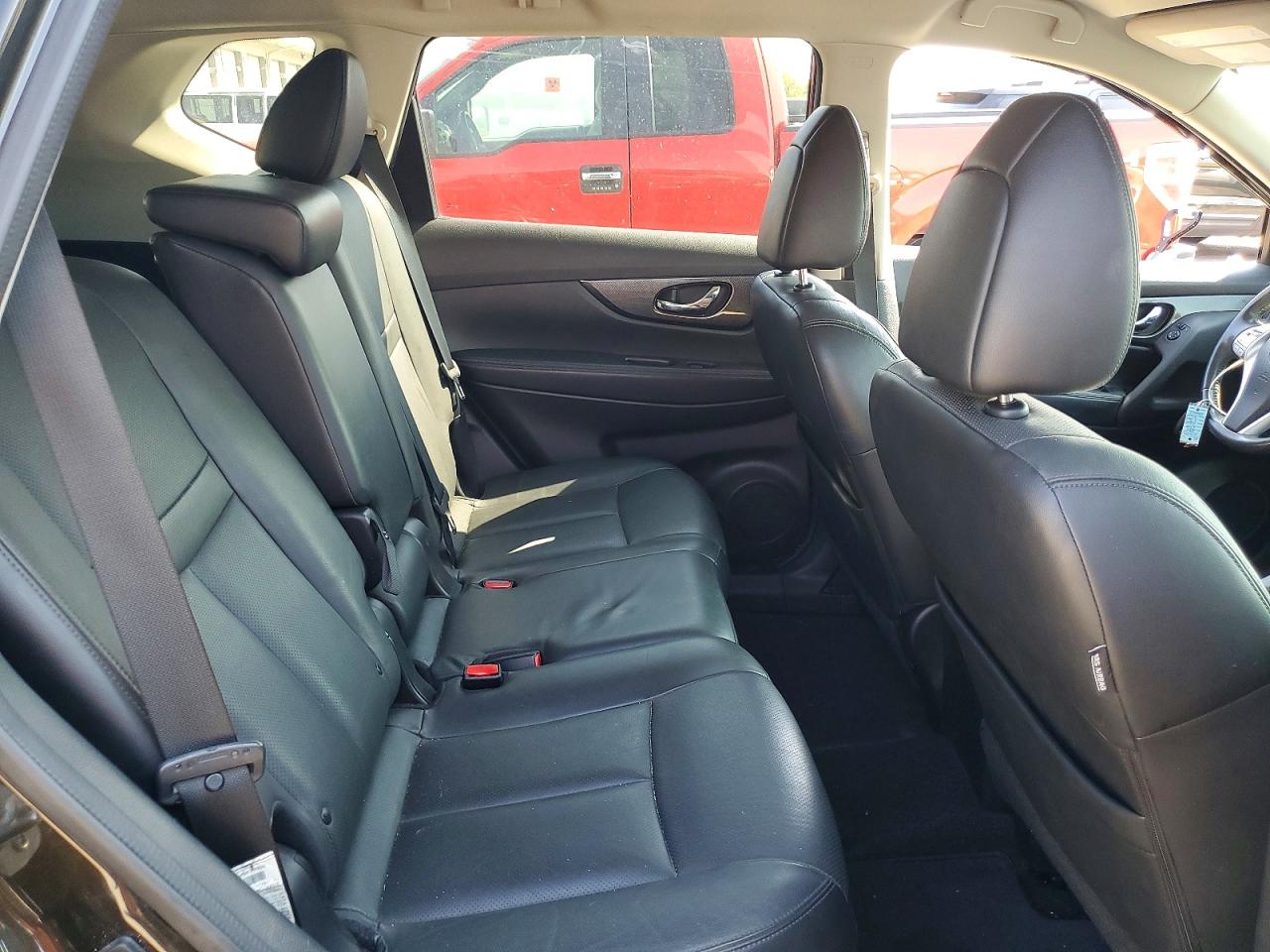 2014 Nissan Rogue Sl Black vin: 5N1AT2MT3EC788916