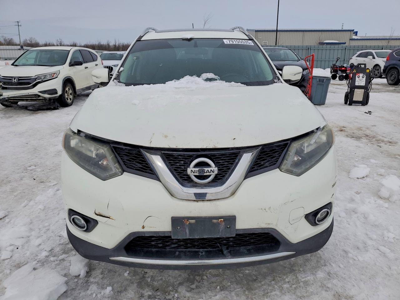 2014 Nissan Rogue S Белый vin: 5N1AT2MT3EC798264