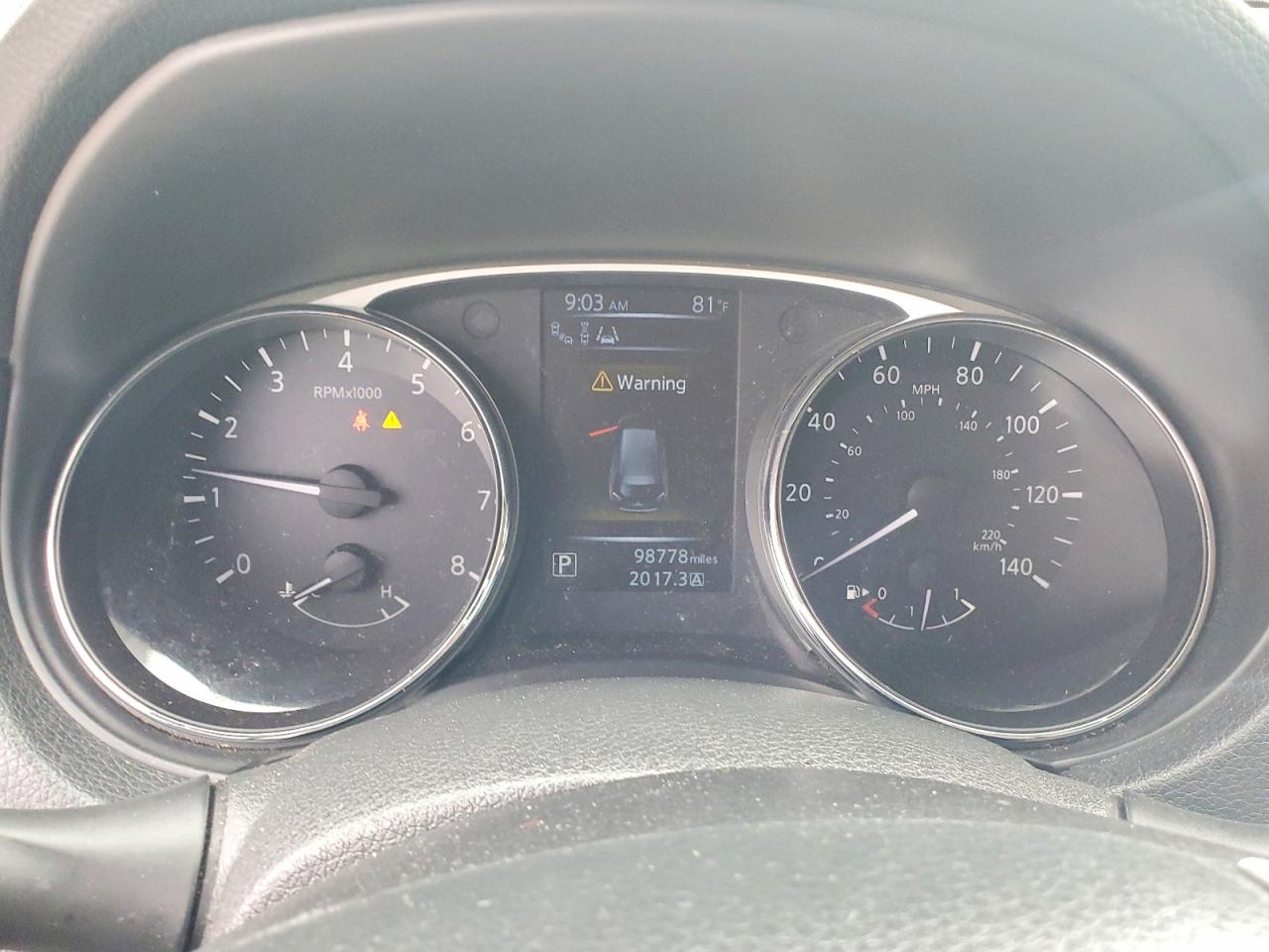 2014 Nissan Rogue Sl Black vin: 5N1AT2MT3EC808422