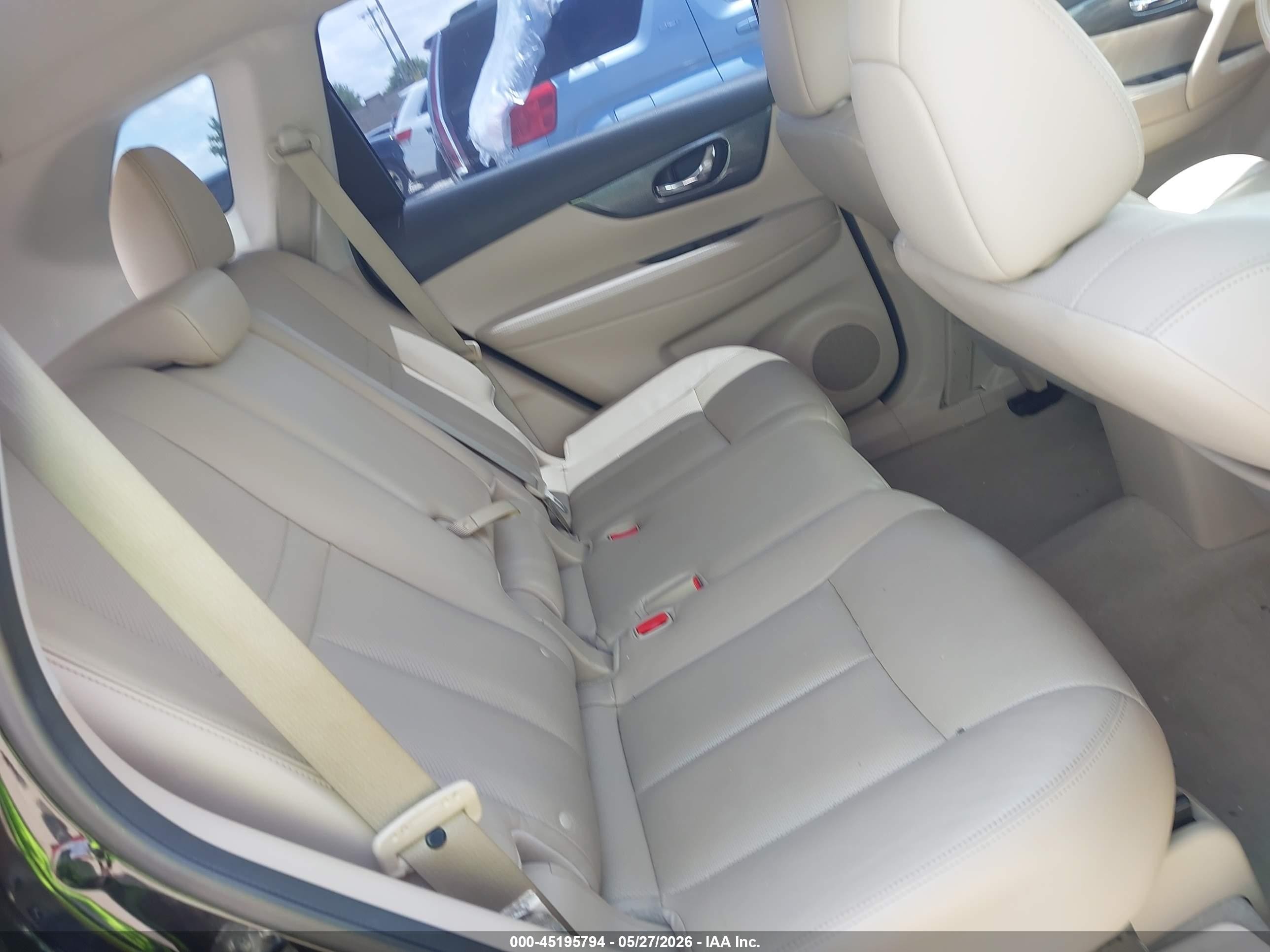 2014 Nissan Rogue Sl Black vin: 5N1AT2MT3EC811269