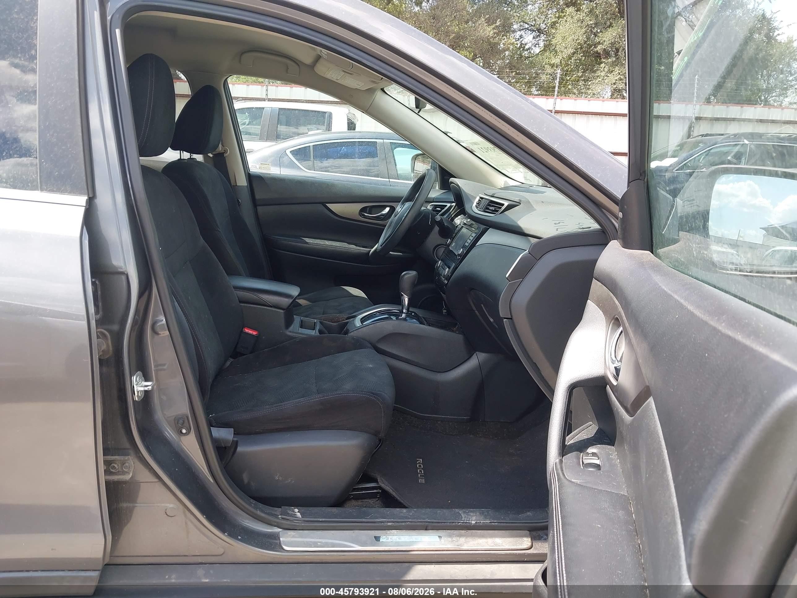 2014 Nissan Rogue Sv Gray vin: 5N1AT2MT3EC825088