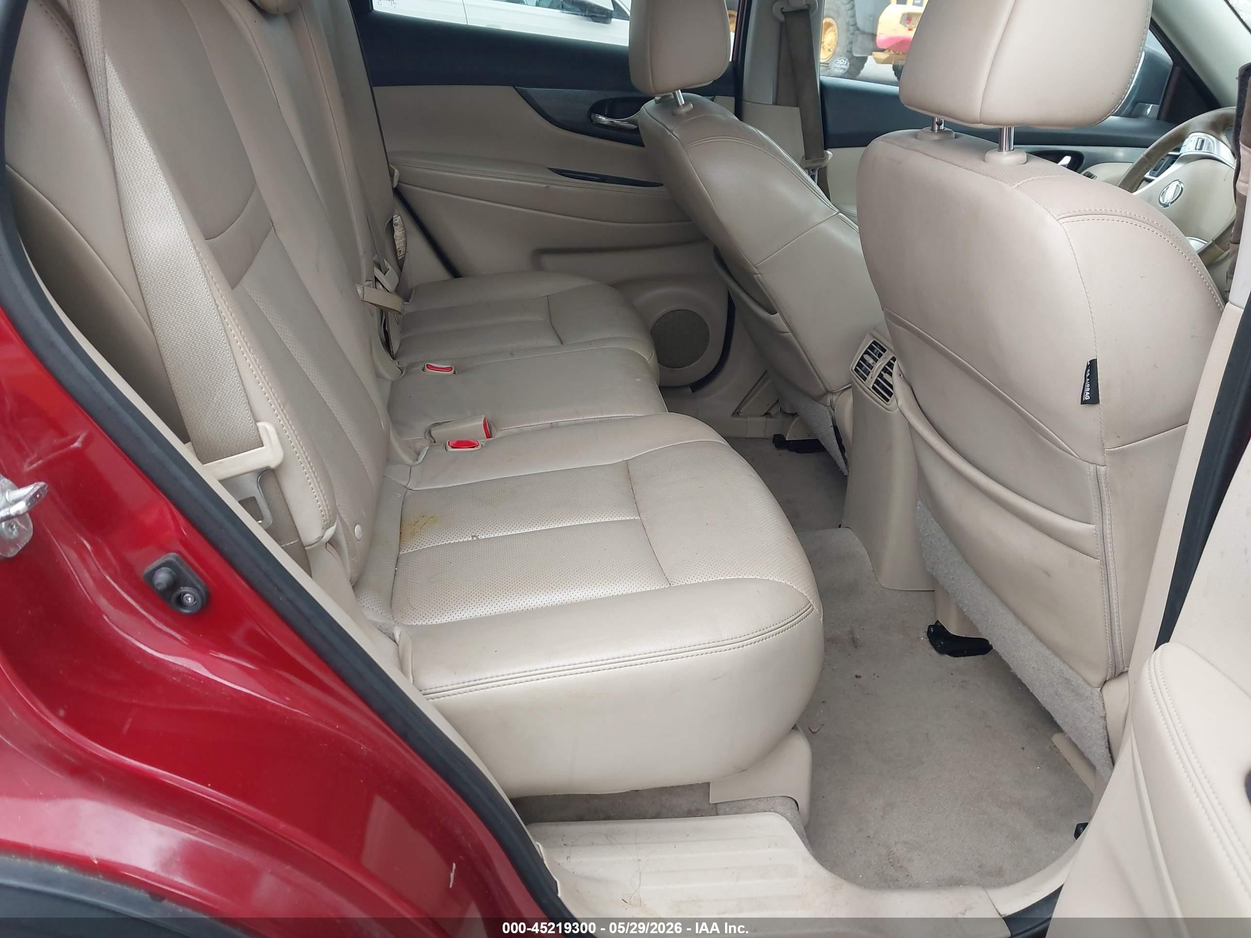 2014 Nissan Rogue Sl Red vin: 5N1AT2MT3EC825558