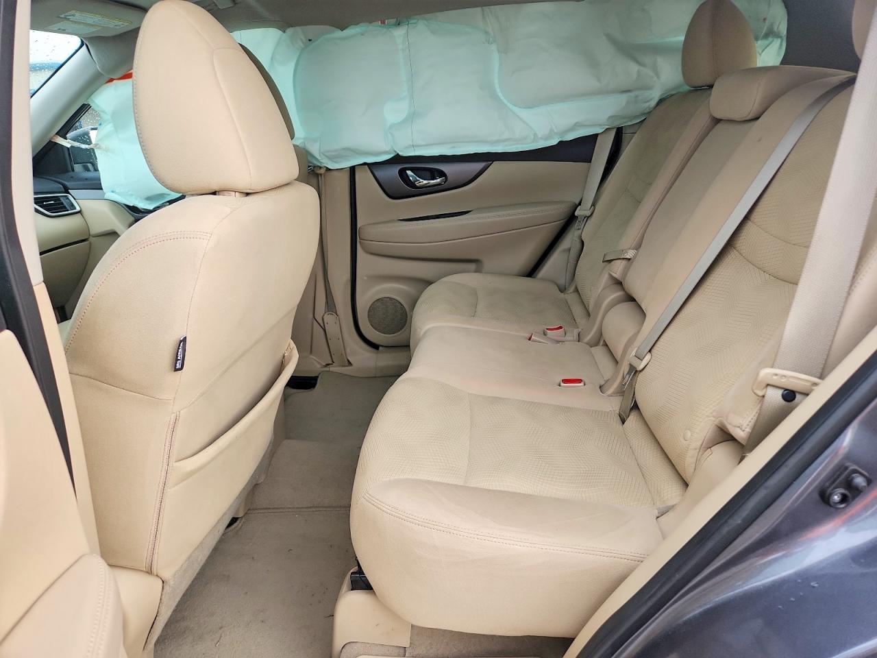 2014 Nissan Rogue Sv Gray vin: 5N1AT2MT3EC829495