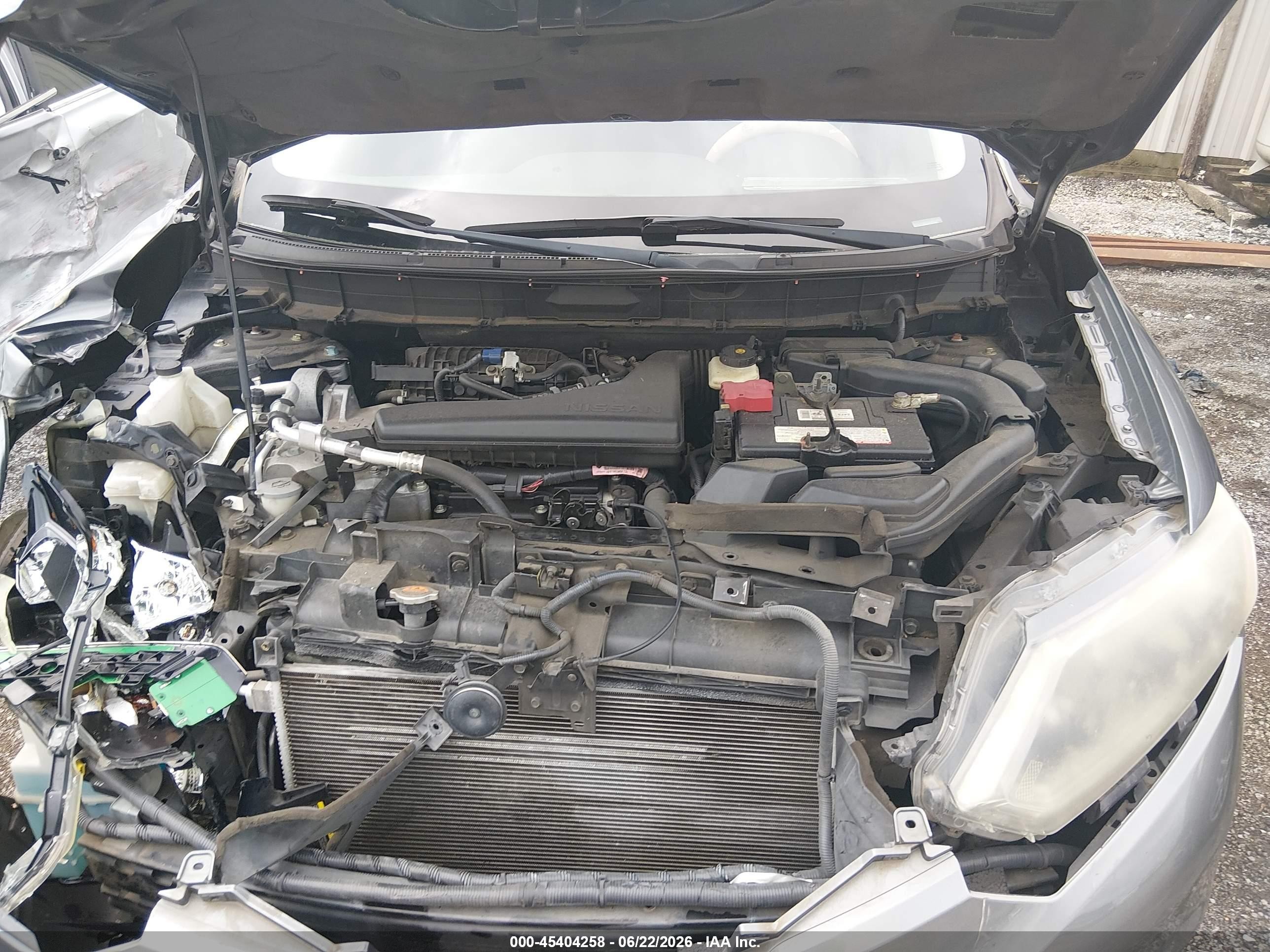 2014 Nissan Rogue Sv Серый vin: 5N1AT2MT3EC831702
