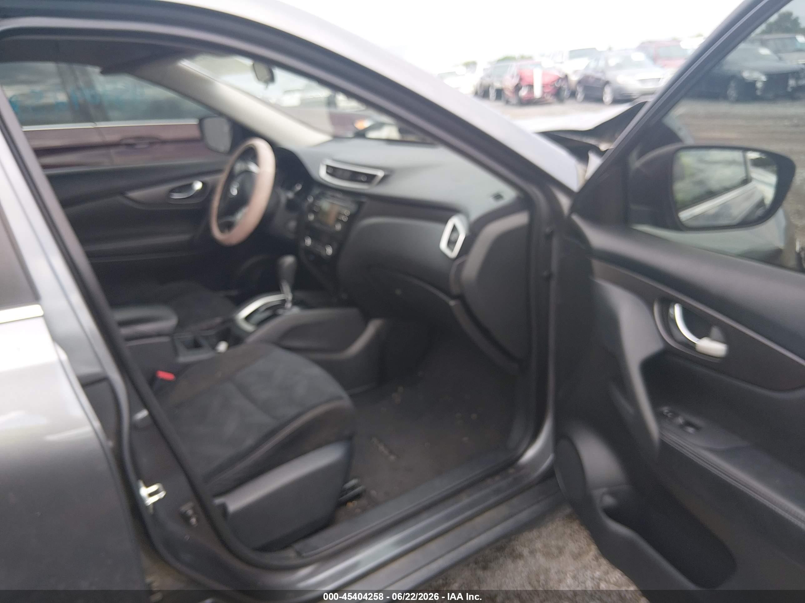 2014 Nissan Rogue Sv Серый vin: 5N1AT2MT3EC831702