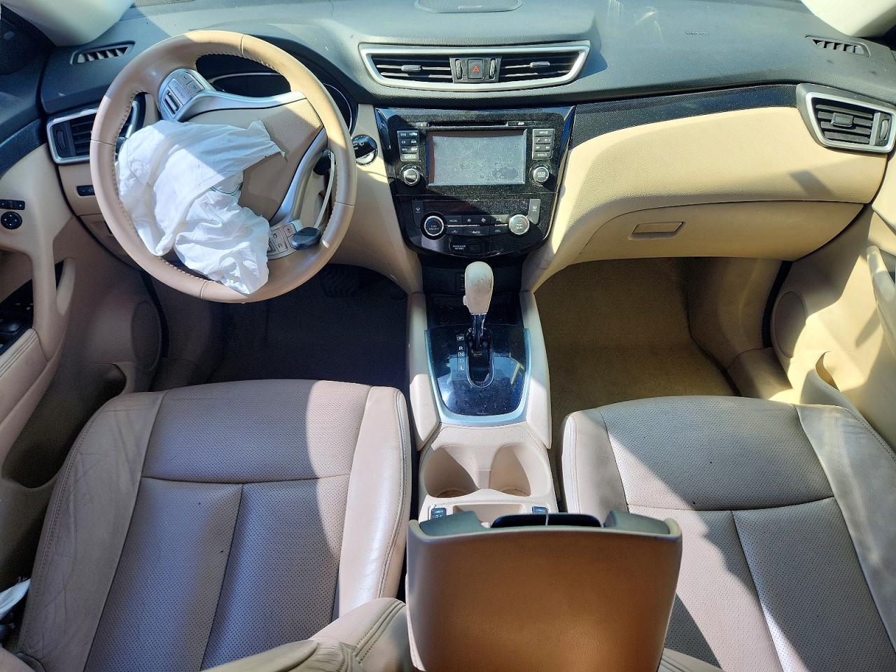 2014 Nissan Rogue Sl White vin: 5N1AT2MT3EC850525