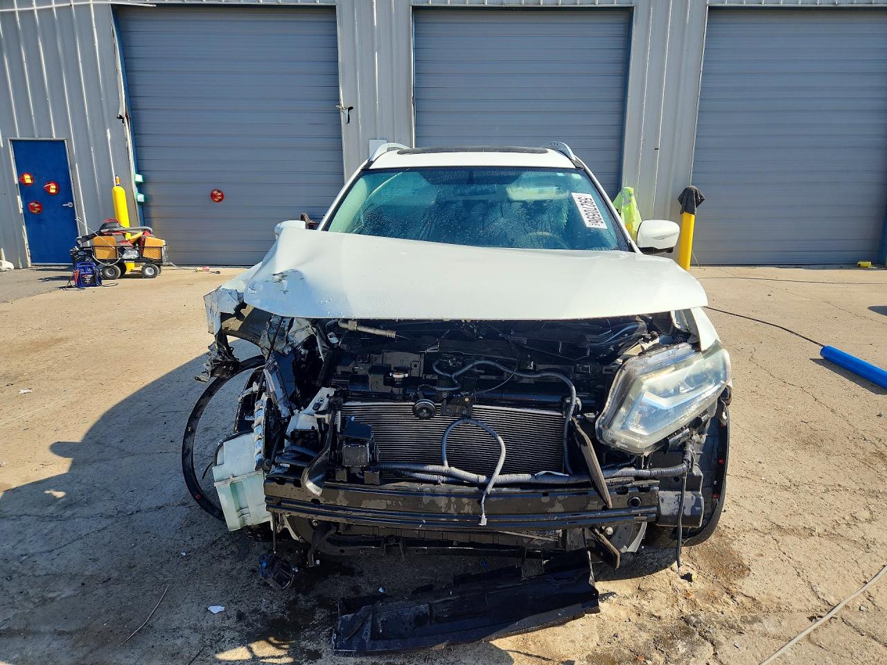 2014 Nissan Rogue Sl White vin: 5N1AT2MT3EC850525