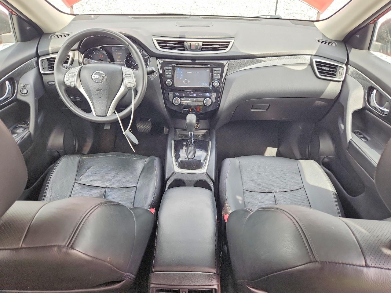 2014 Nissan Rogue Sl Red vin: 5N1AT2MT3EC850833