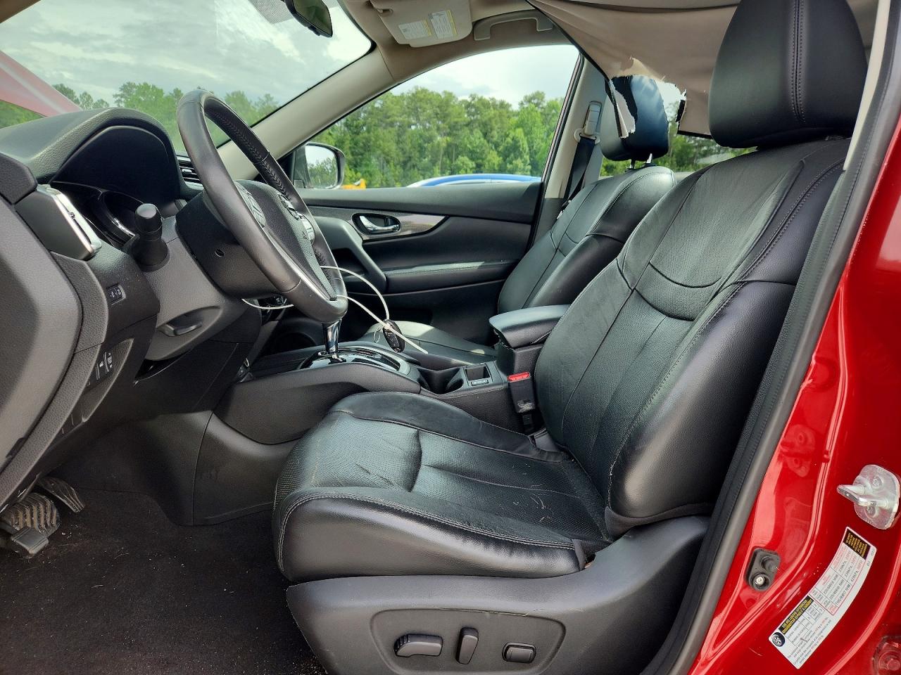 2014 Nissan Rogue Sl Red vin: 5N1AT2MT3EC850833