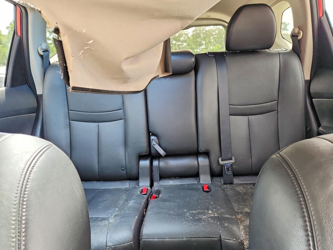 2014 Nissan Rogue Sl Red vin: 5N1AT2MT3EC850833