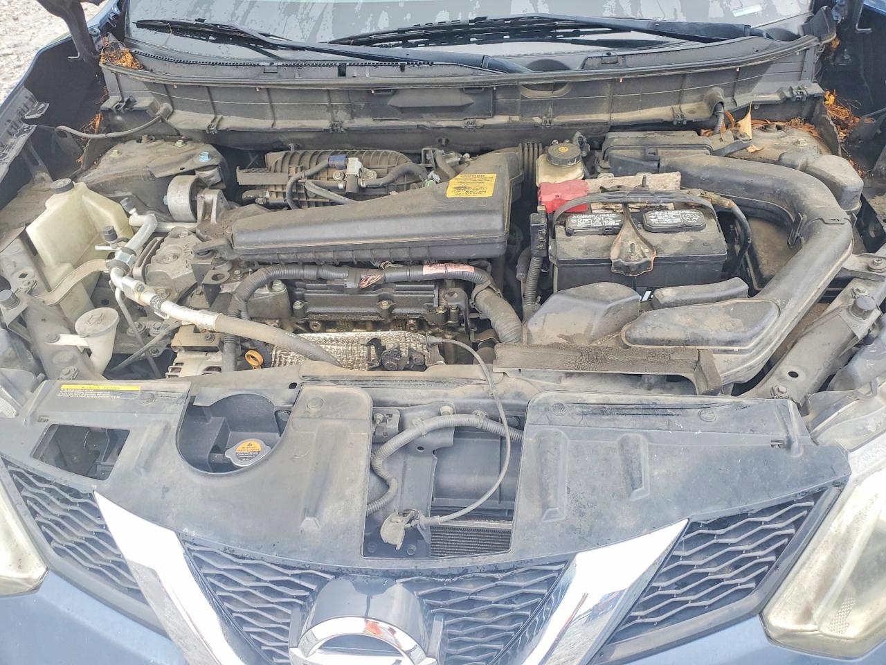 2015 Nissan Rogue Sl Синий vin: 5N1AT2MT3FC769574
