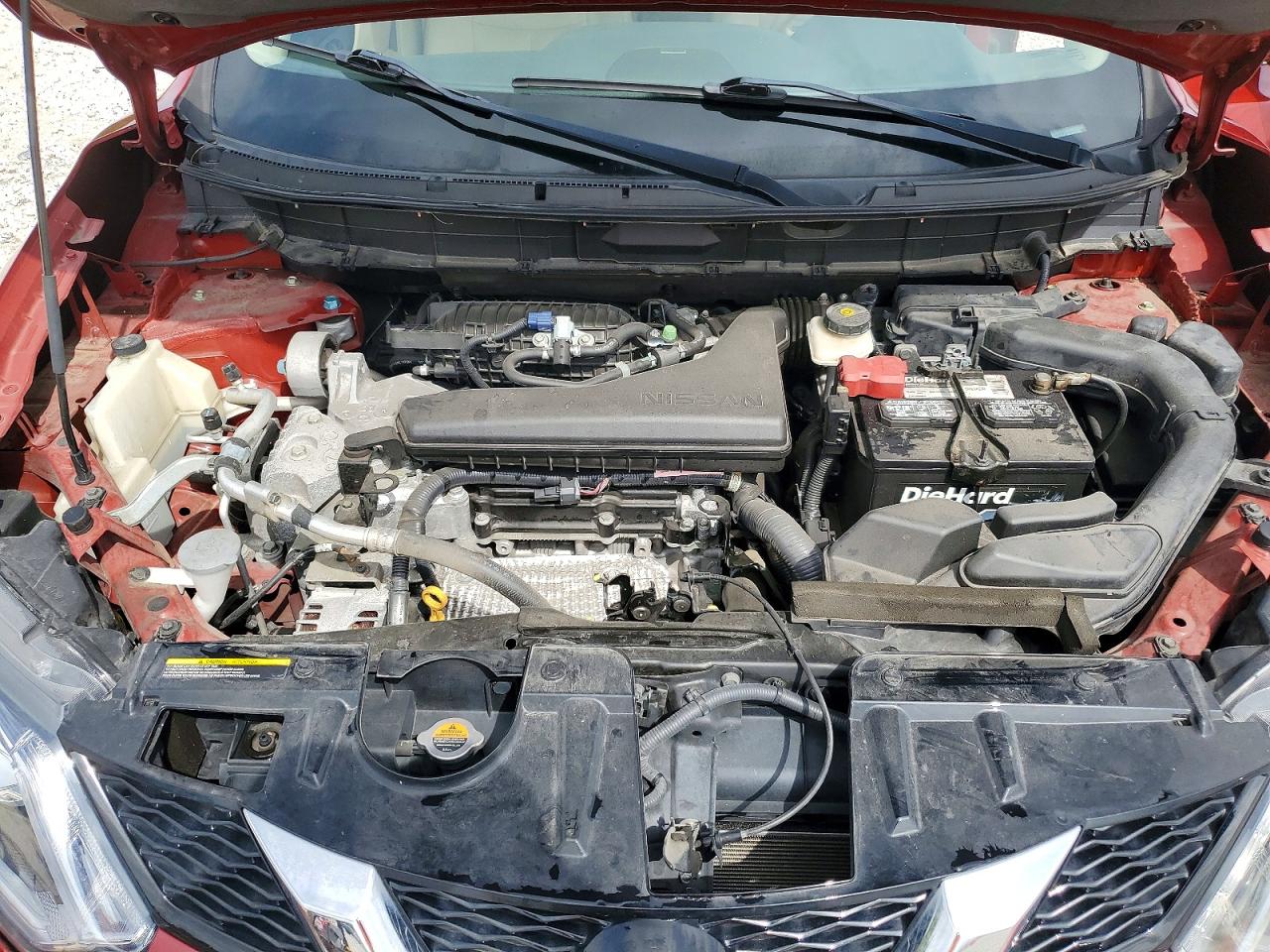 2015 Nissan Rogue Sl Красный vin: 5N1AT2MT3FC811080