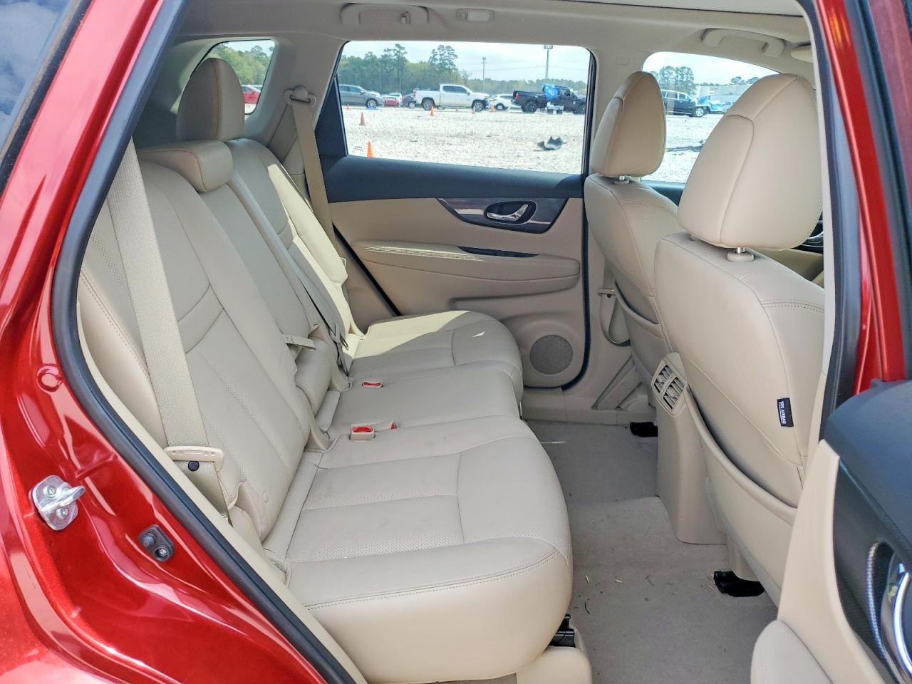 2015 Nissan Rogue Sl Красный vin: 5N1AT2MT3FC811080