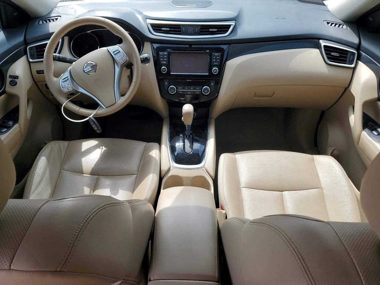 2015 Nissan Rogue Sl Красный vin: 5N1AT2MT3FC811080