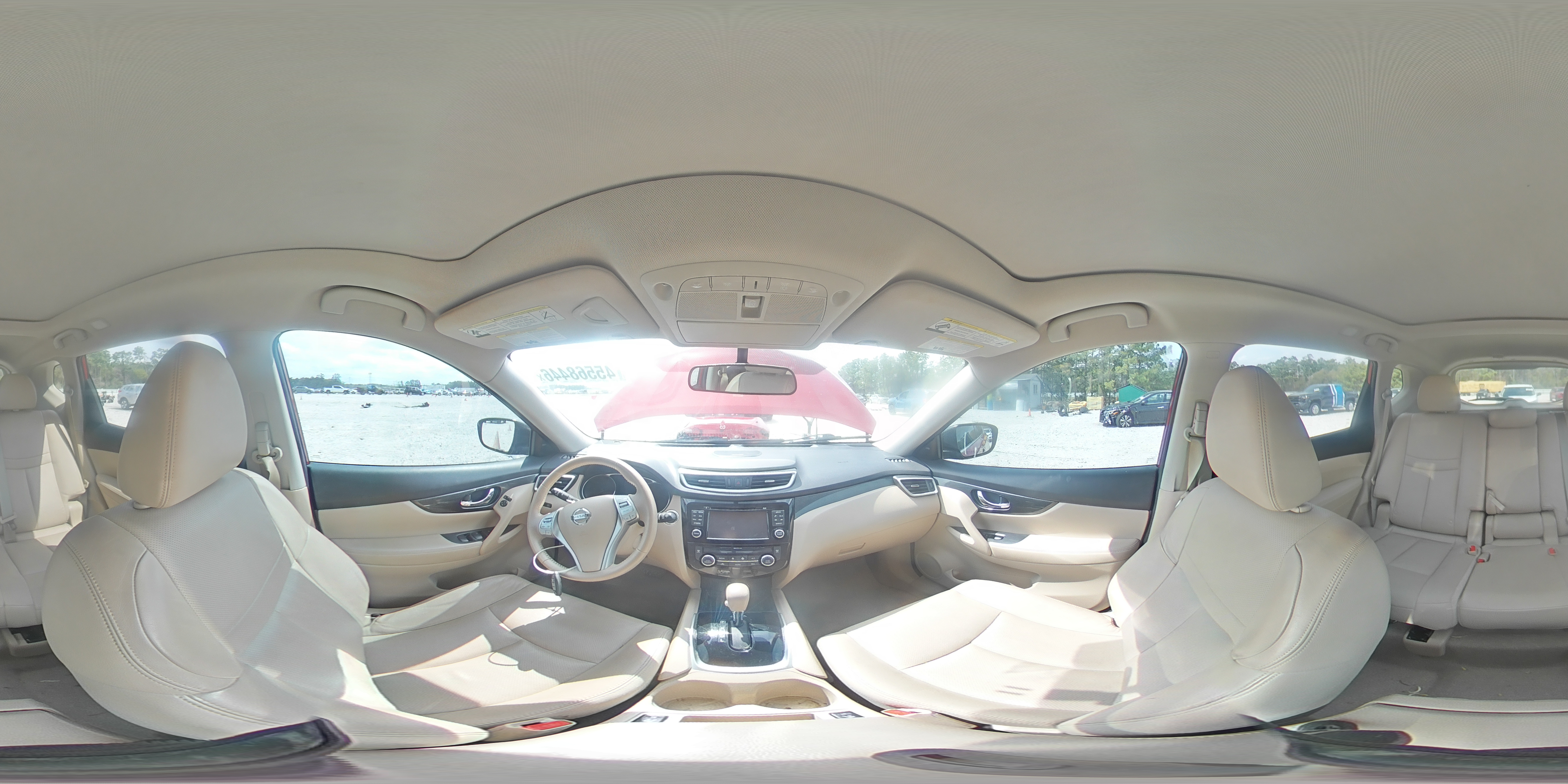 2015 Nissan Rogue Sl Красный vin: 5N1AT2MT3FC811080