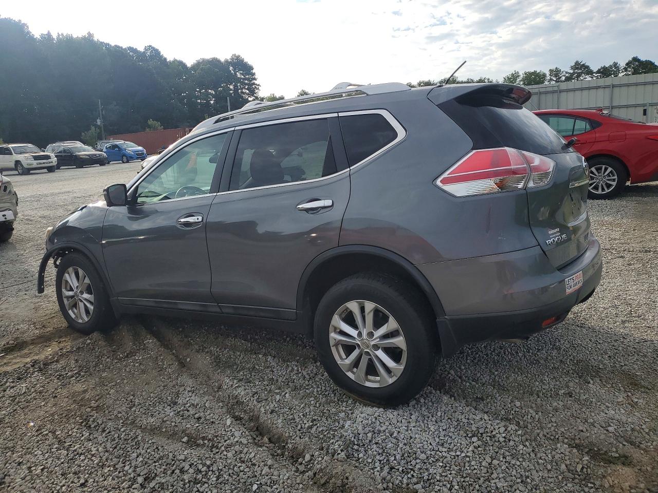2015 Nissan Rogue Sv Серый vin: 5N1AT2MT3FC812634