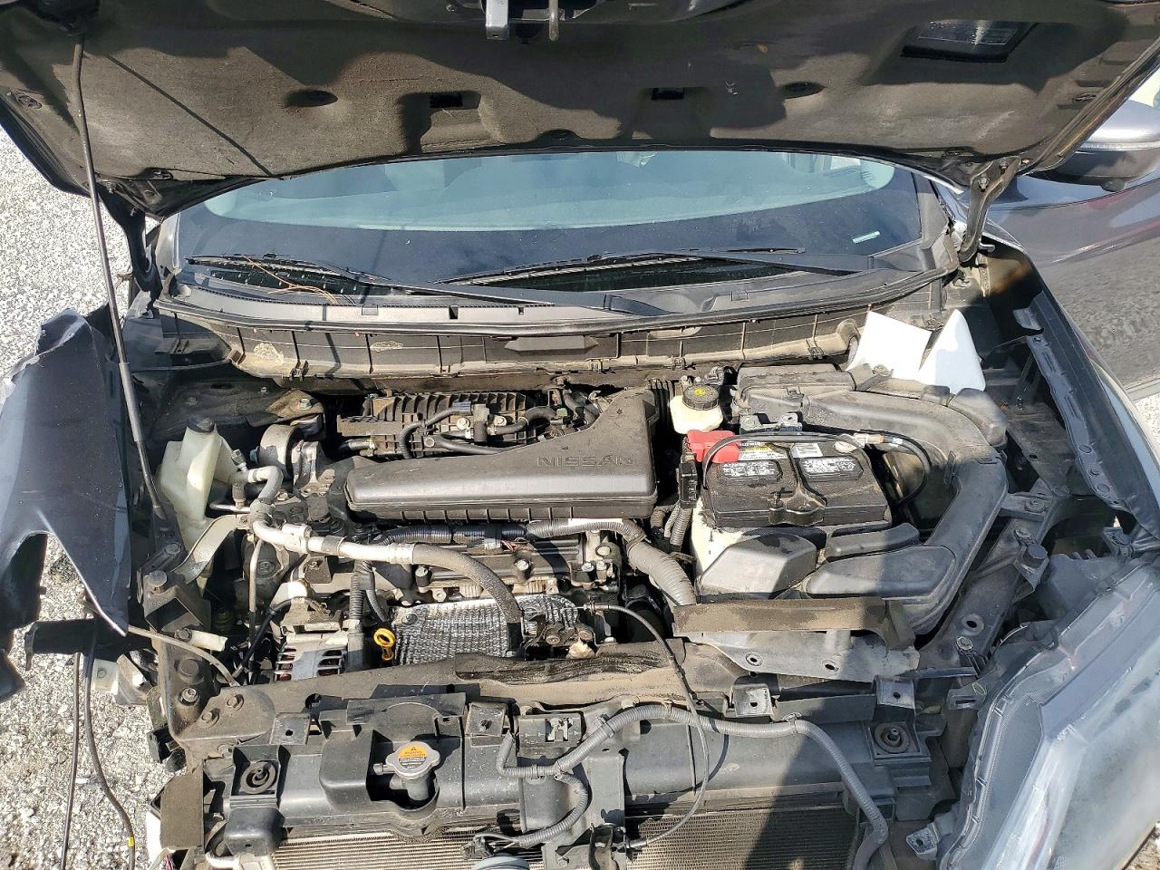 2015 Nissan Rogue Sv Серый vin: 5N1AT2MT3FC812634