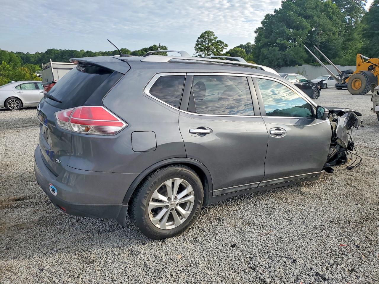 2015 Nissan Rogue Sv Gray vin: 5N1AT2MT3FC812634