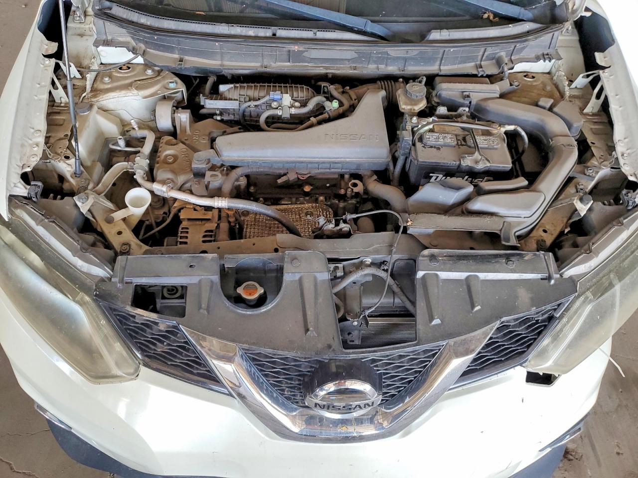 2015 Nissan Rogue Sv White vin: 5N1AT2MT3FC821771