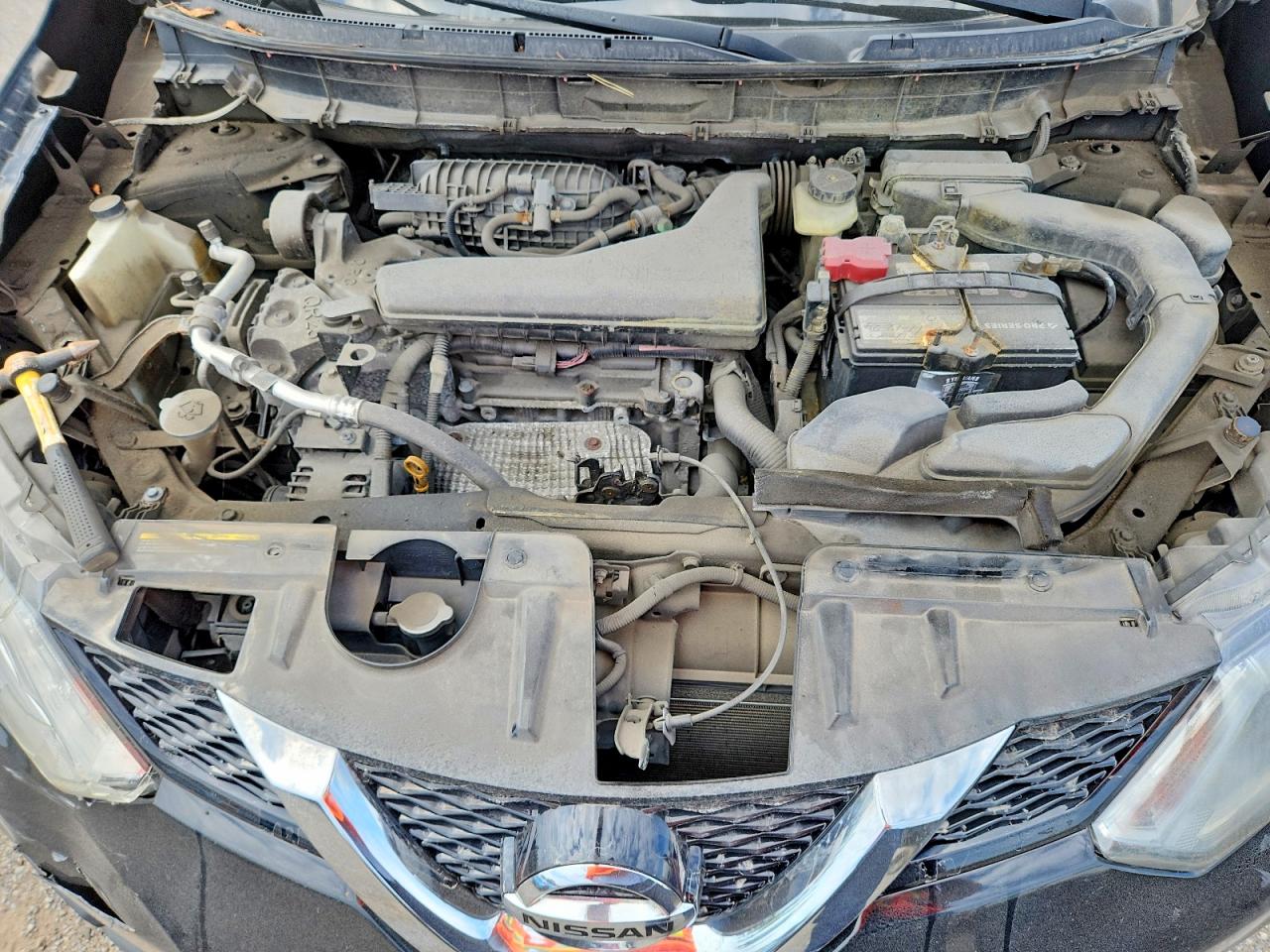2015 Nissan Rogue S Black vin: 5N1AT2MT3FC834861